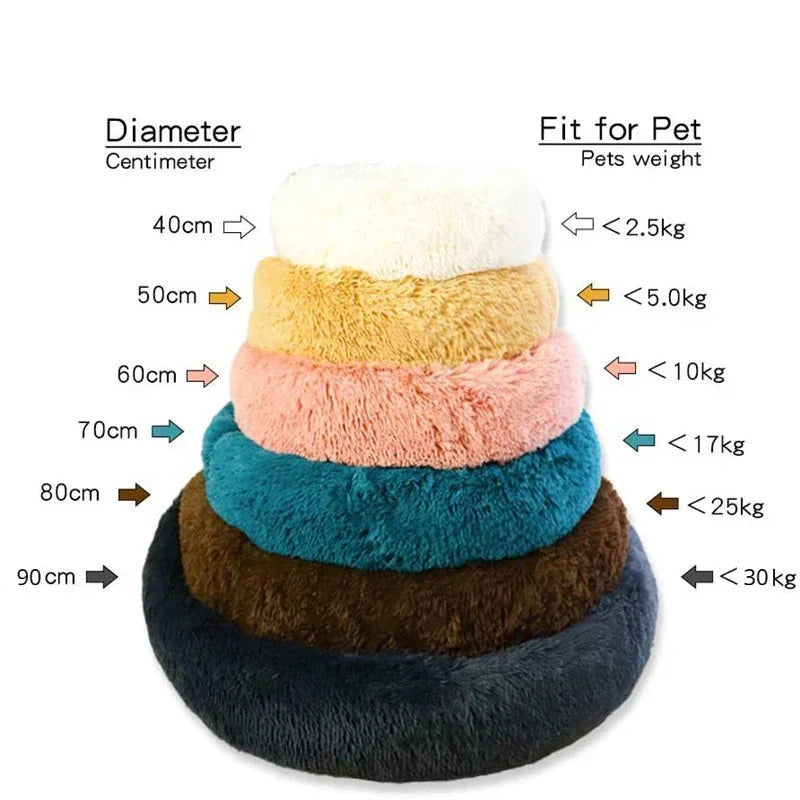 Calming Donut Dog Bed for Small to Large Dogs